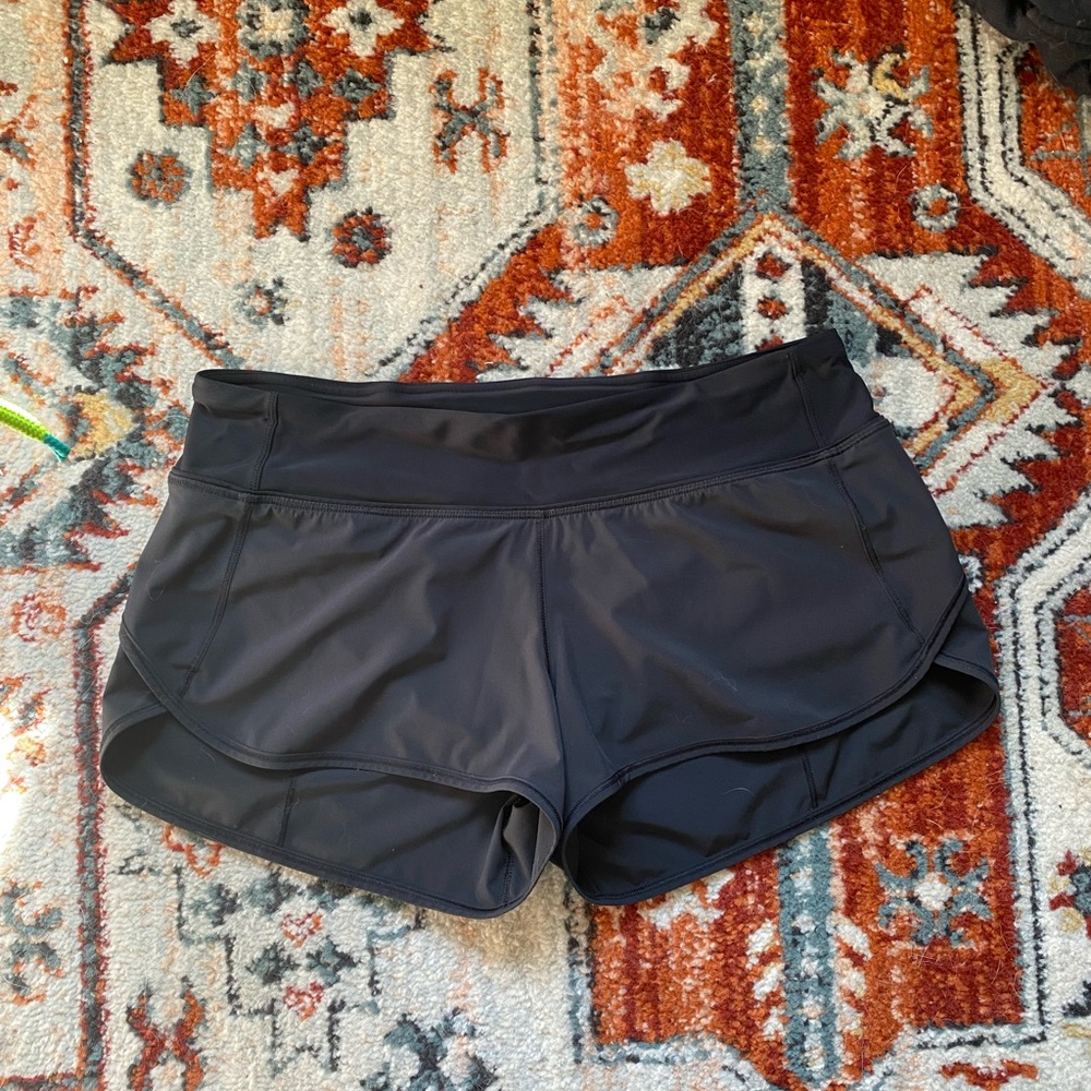 Lululemon speed short black size 6